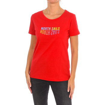 Textiel Dames T-shirts korte mouwen North Sails 9024290-230 Rood