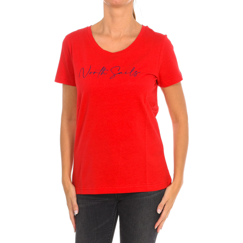 Textiel Dames T-shirts korte mouwen North Sails 9024330-230 Rood
