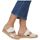 Schoenen Dames Leren slippers Remonte D3068 Beige