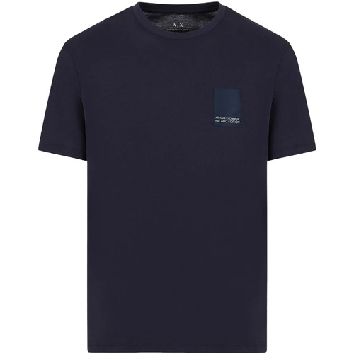 Textiel Heren T-shirts & Polo’s EAX T-Shirt Blauw