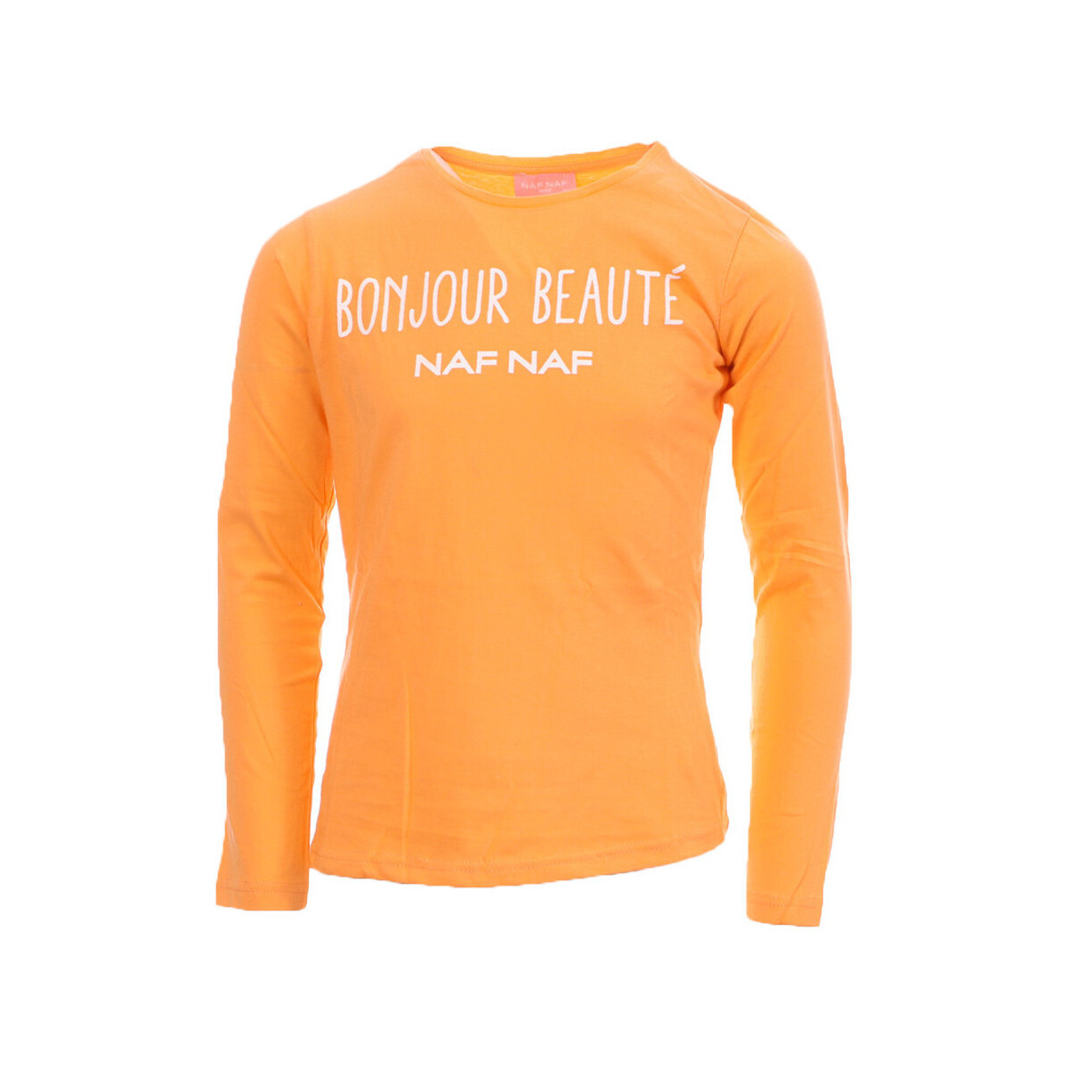 Textiel Meisjes T-shirts & Polo’s Naf Naf  Orange