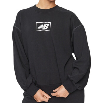 Textiel Dames Sweaters / Sweatshirts New Balance  Zwart