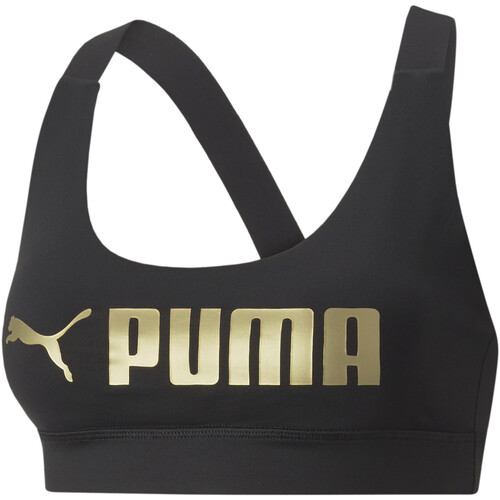 Textiel Dames Sport BHs Puma  Zwart