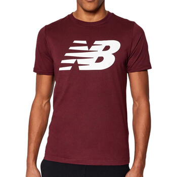 Textiel Heren T-shirts & Polo’s New Balance  Rood