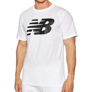 Textiel Heren T-shirts & Polo’s New Balance  Wit