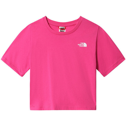 Textiel Meisjes T-shirts & Polo’s The North Face  Roze