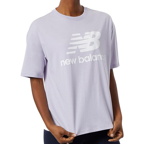 Textiel Dames T-shirts & Polo’s New Balance  Violet