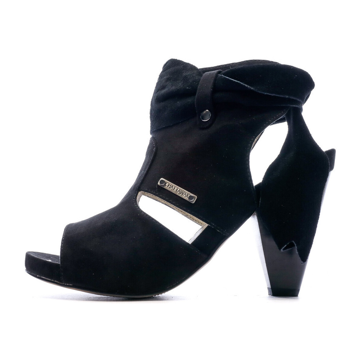 Schoenen Dames Sandalen / Open schoenen Chattawak  Zwart