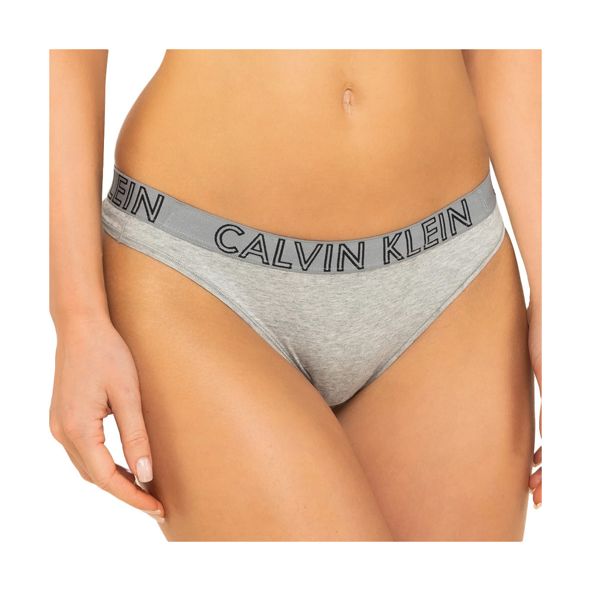 Ondergoed Dames Strings Calvin Klein Jeans  Grijs