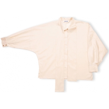 Textiel Dames Tops / Blousjes 10 To 10 Bow Shirt - Salmon Pink Orange
