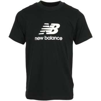 Textiel Heren T-shirts korte mouwen New Balance Se Log Ss Zwart
