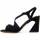 Schoenen Dames Sandalen / Open schoenen Leindia 88461 Zwart