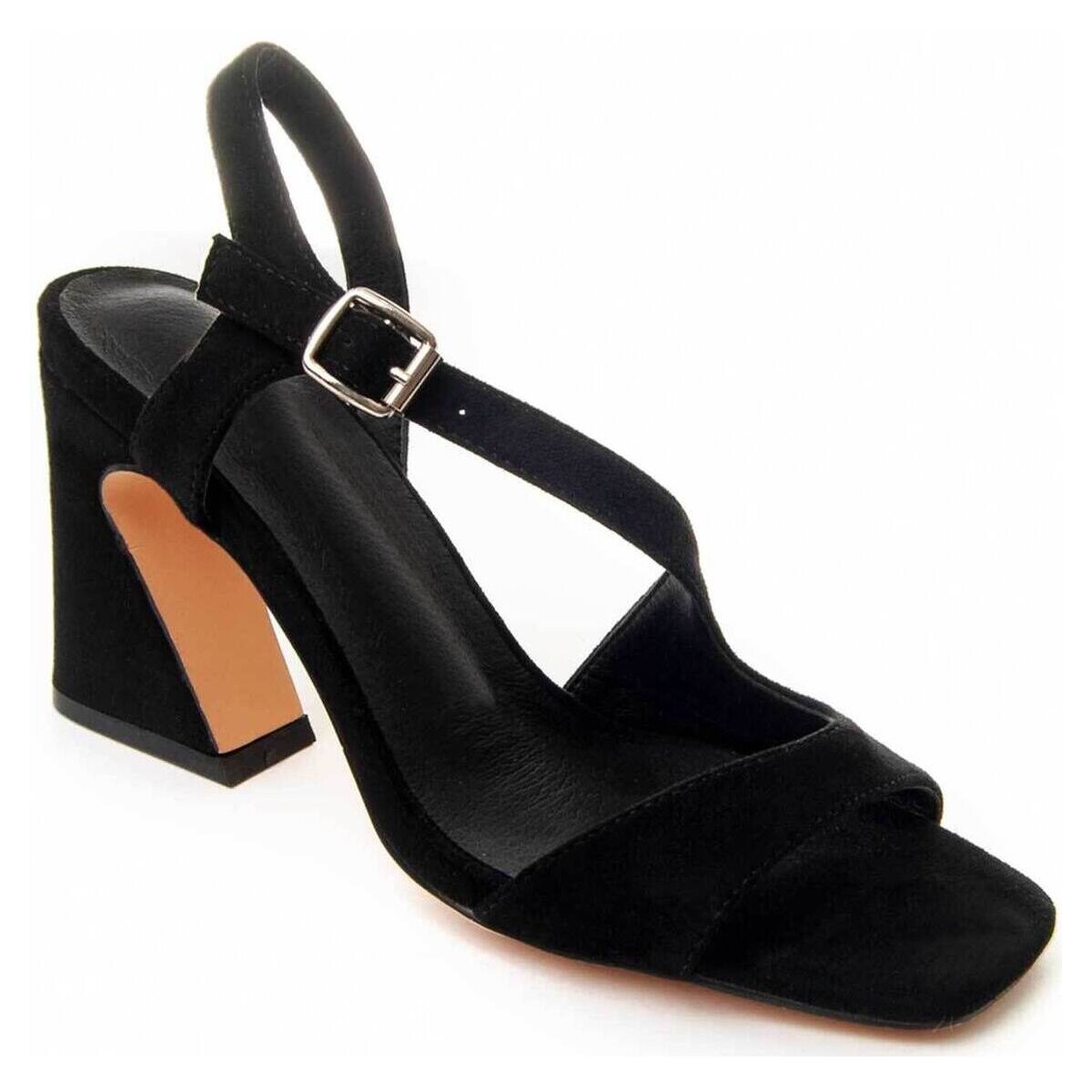Schoenen Dames Sandalen / Open schoenen Leindia 88461 Zwart