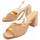 Schoenen Dames Sandalen / Open schoenen Leindia 88465 Brown