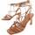 Schoenen Dames Sandalen / Open schoenen Leindia 88469 Brown