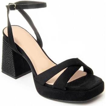 Schoenen Dames Sandalen / Open schoenen Leindia 88516 Zwart