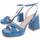 Schoenen Dames Sandalen / Open schoenen Leindia 88518 Blauw