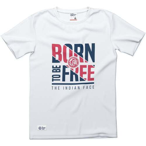 Textiel T-shirts korte mouwen The Indian Face Born to be Free Wit