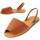 Schoenen Dames Sandalen / Open schoenen Leindia 89588 Brown
