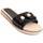 Schoenen Dames Sandalen / Open schoenen Leindia 89814 Zwart