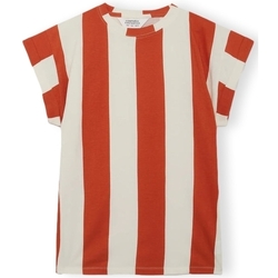 Textiel Dames Sweaters / Sweatshirts Compania Fantastica COMPAÑIA FANTÁSTICA T-shirt 42103 - White/Rust Orange