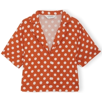 Textiel Dames Tops / Blousjes Compania Fantastica COMPAÑIA FANTÁSTICA Shirt 12122 - Polka Dots Orange