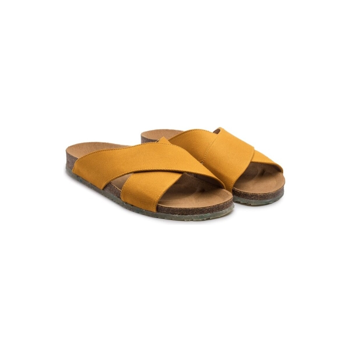 Schoenen Dames Sandalen / Open schoenen Zouri Sun Linen - Mustard Geel