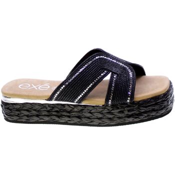 Schoenen Dames Sandalen / Open schoenen Exé Shoes Mules Donna Nero 24085l-2-f Zwart