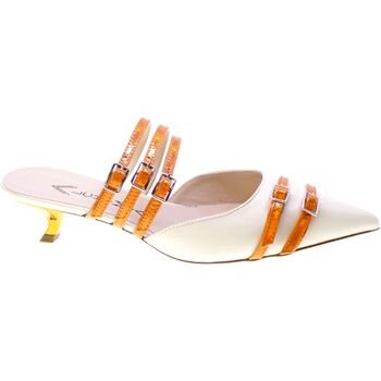Schoenen Dames Sandalen / Open schoenen Alchimia Sandalo Sabot Donna Avorio/Arancio Anna-s2405 Wit