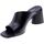 Schoenen Dames Sandalen / Open schoenen Lorenzo Mari Mules Donna Nero Fresia01 Zwart