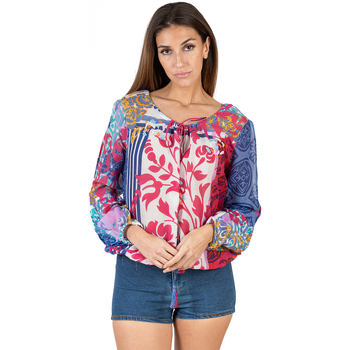 Textiel Dames Tops / Blousjes Isla Bonita By Sigris Shirt Multicolour