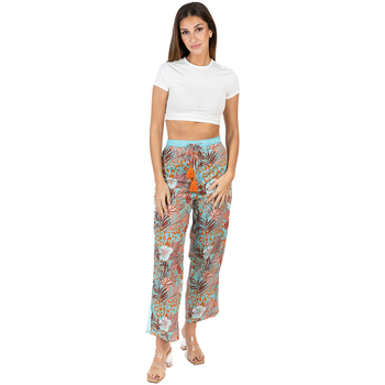 Textiel Dames Broeken / Pantalons Isla Bonita By Sigris Broek Multicolour