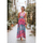 Textiel Dames Lange jurken Isla Bonita By Sigris Lange Midi -Jurk Roze