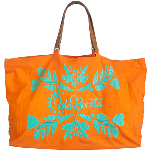 Tassen Dames Handtassen kort hengsel Isla Bonita By Sigris Korte Handgreeptas Orange
