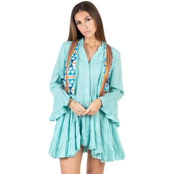 Textiel Dames Korte jurken Isla Bonita By Sigris Jurk Blauw
