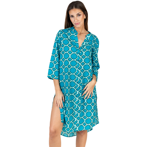 Textiel Dames Korte jurken Isla Bonita By Sigris Kurta Blauw