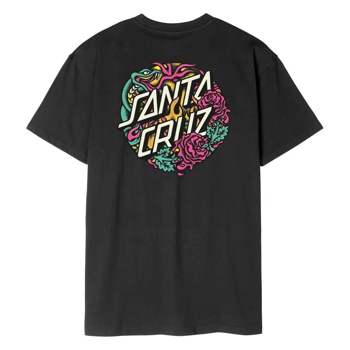 Textiel Heren T-shirts korte mouwen Santa Cruz  Zwart