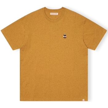Textiel Heren T-shirts & Polo’s Revolution T-Shirt Loose 1367 NUT - Yellow Geel