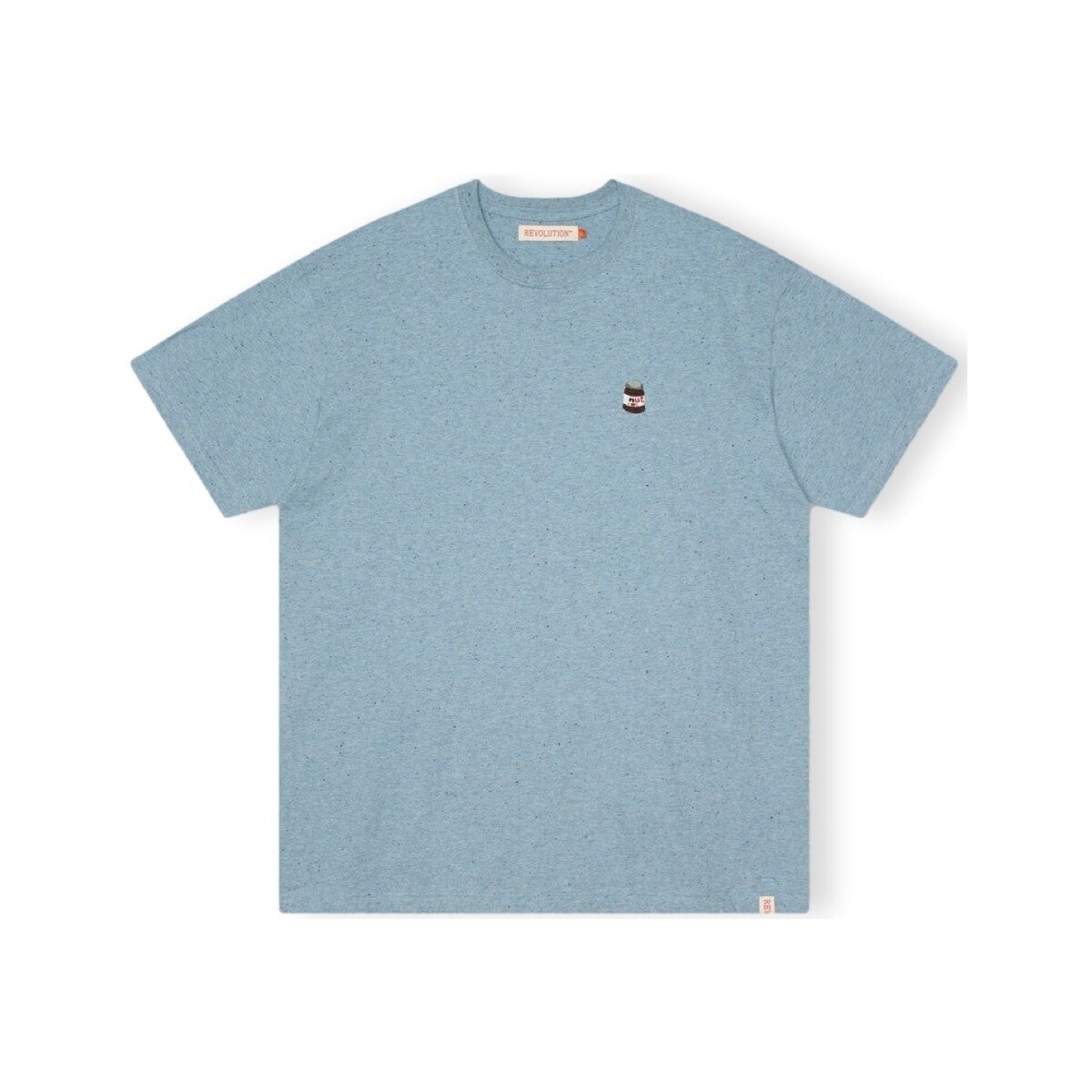 Textiel Heren T-shirts & Polo’s Revolution T-Shirt Loose 1367 NUT - Blue Blauw