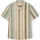Textiel Heren Overhemden lange mouwen Revolution Cuban Shirt S/S 3918 - Dustgreen Multicolour