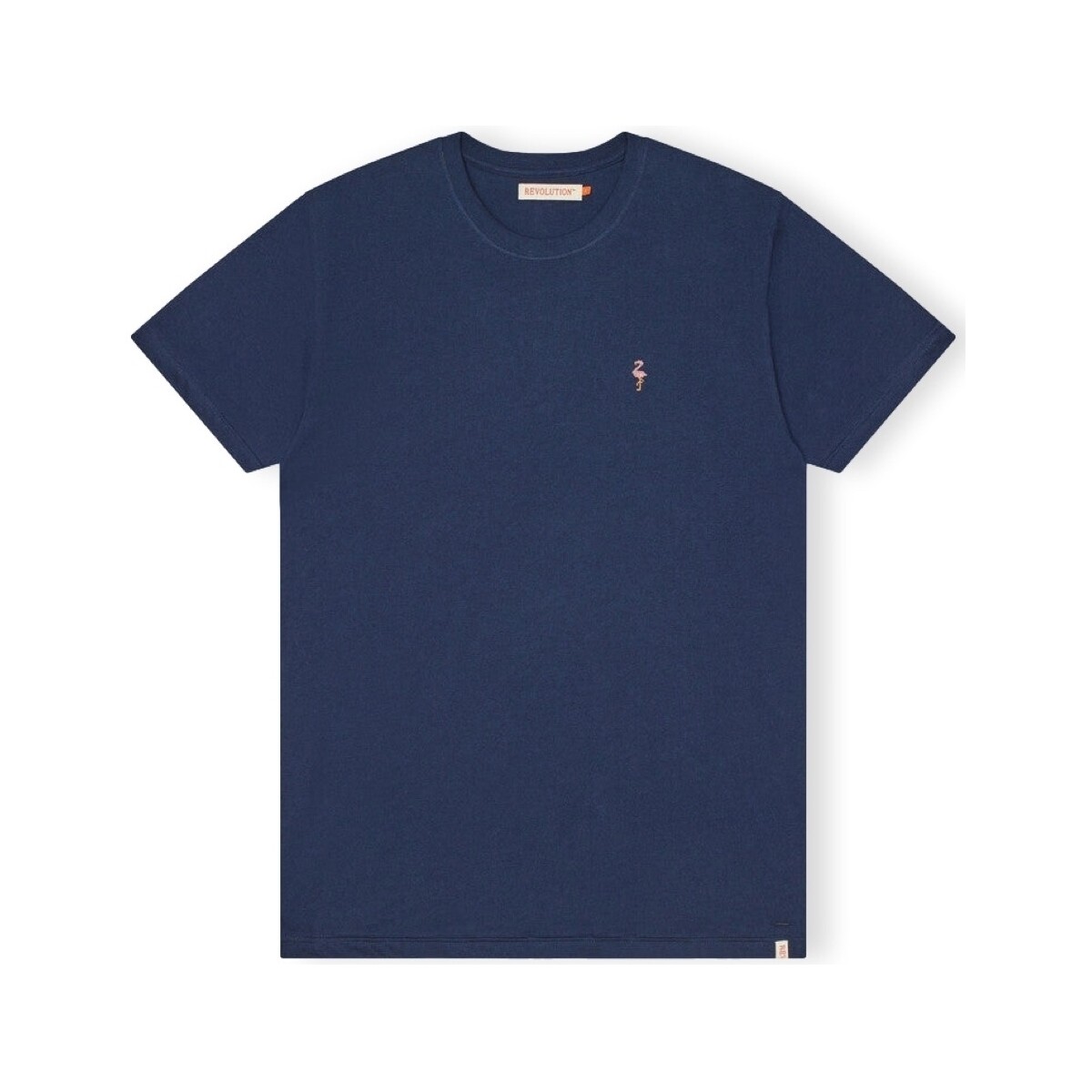 Textiel Heren T-shirts & Polo’s Revolution T-Shirt Regular 1364 FLA - Navy Mel Blauw