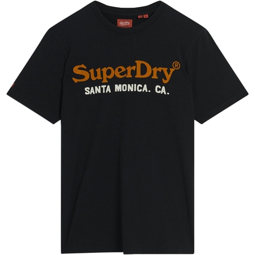 Textiel Heren T-shirts korte mouwen Superdry 235513 Zwart