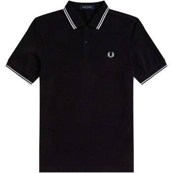 Fred Perry Fp Twin Tipped Fred Perry Shirt Zwart