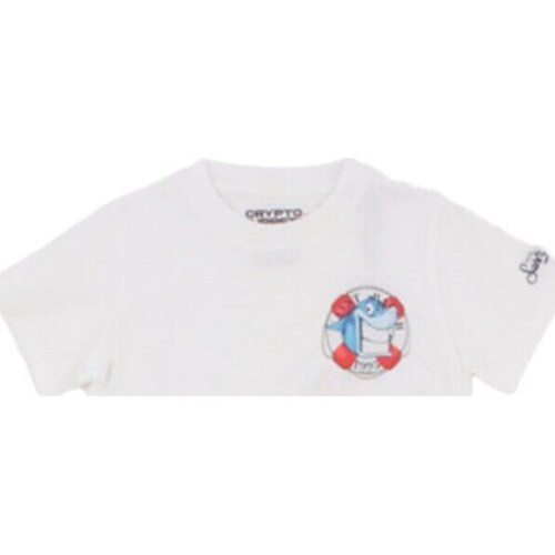 Textiel Jongens T-shirts korte mouwen Mc2 Saint Barth TSH0001 03060F Wit