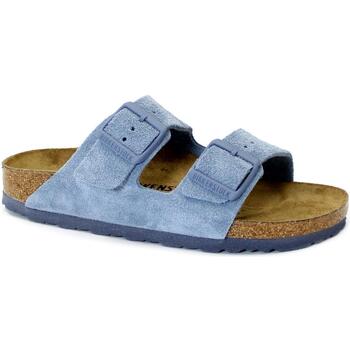Schoenen Dames Leren slippers Birkenstock BIR-CCC-1026820-EB Blauw