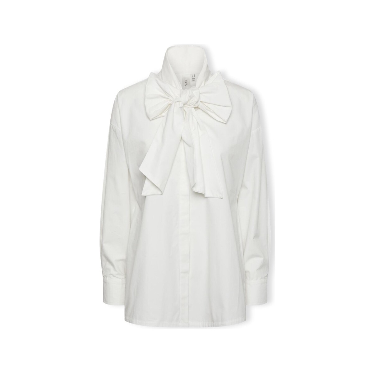 Textiel Dames Tops / Blousjes Y.a.s YAS Sigga Shirt L/S - Star White Wit