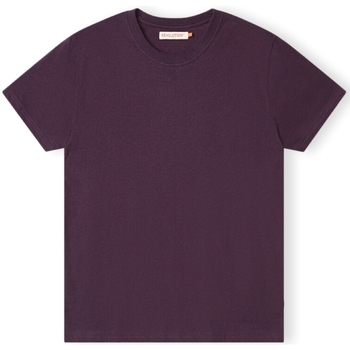 Textiel Heren T-shirts & Polo’s Revolution T-Shirt Regular 1051 - Purple Melange Violet