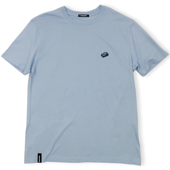 Organic Monkey Survival Kit T-Shirt - Blue Macarron Blauw