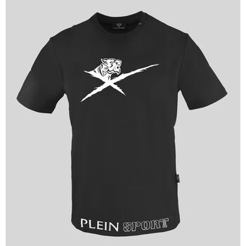 Textiel Heren T-shirts korte mouwen Philipp Plein Sport - tips413 Zwart