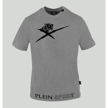 Textiel Heren T-shirts korte mouwen Philipp Plein Sport - tips413 Grijs
